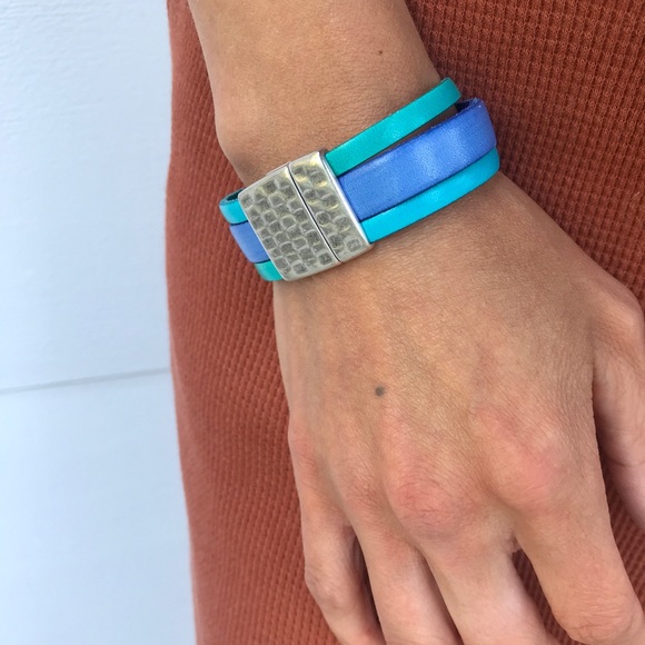 NEW Peyote Bird Designs Leather Cuff Bracelet - Picture 1 of 5